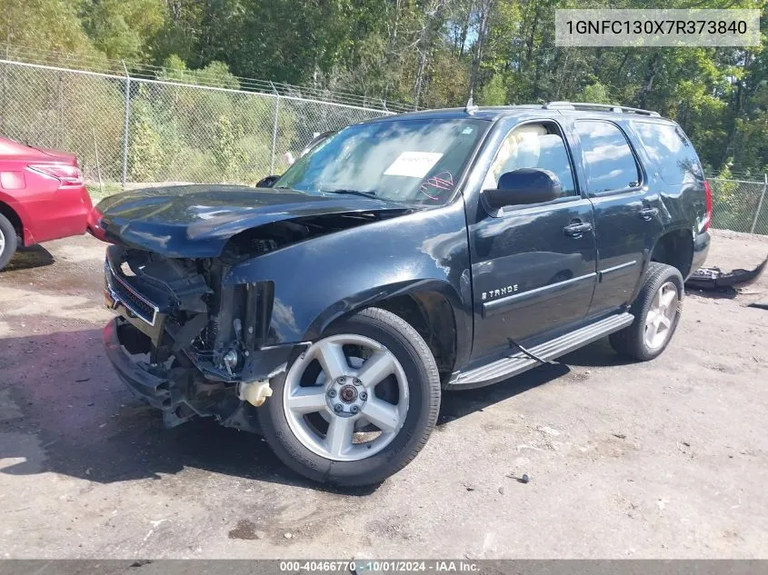 2007 Chevrolet Tahoe Lt VIN: 1GNFC130X7R373840 Lot: 40466770