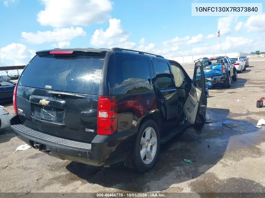 2007 Chevrolet Tahoe Lt VIN: 1GNFC130X7R373840 Lot: 40466770