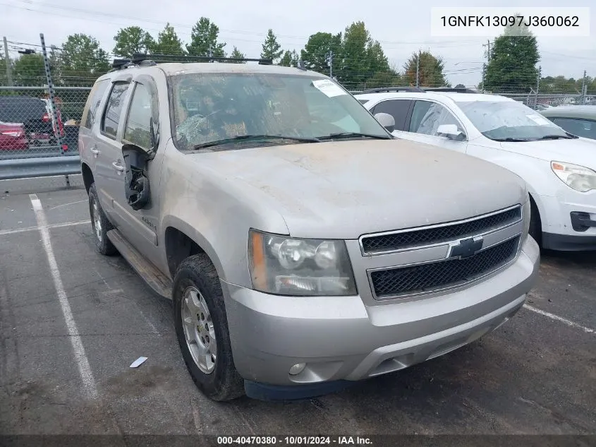 2007 Chevrolet Tahoe K1500 VIN: 1GNFK13097J360062 Lot: 40470380