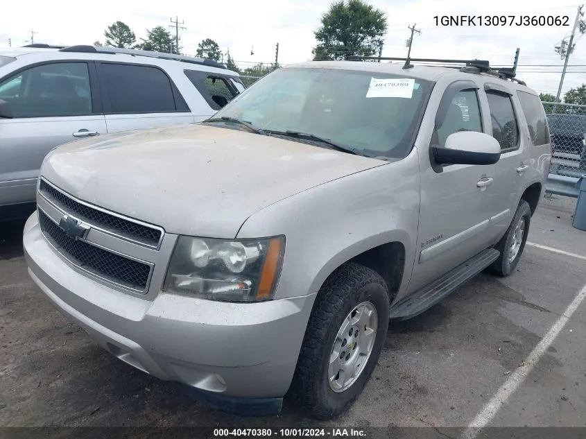 2007 Chevrolet Tahoe K1500 VIN: 1GNFK13097J360062 Lot: 40470380