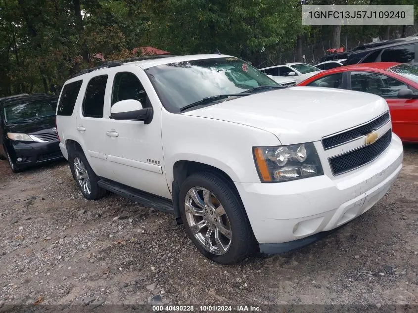 2007 Chevrolet Tahoe Lt VIN: 1GNFC13J57J109240 Lot: 40490228