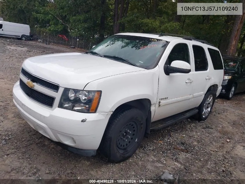 2007 Chevrolet Tahoe Lt VIN: 1GNFC13J57J109240 Lot: 40490228