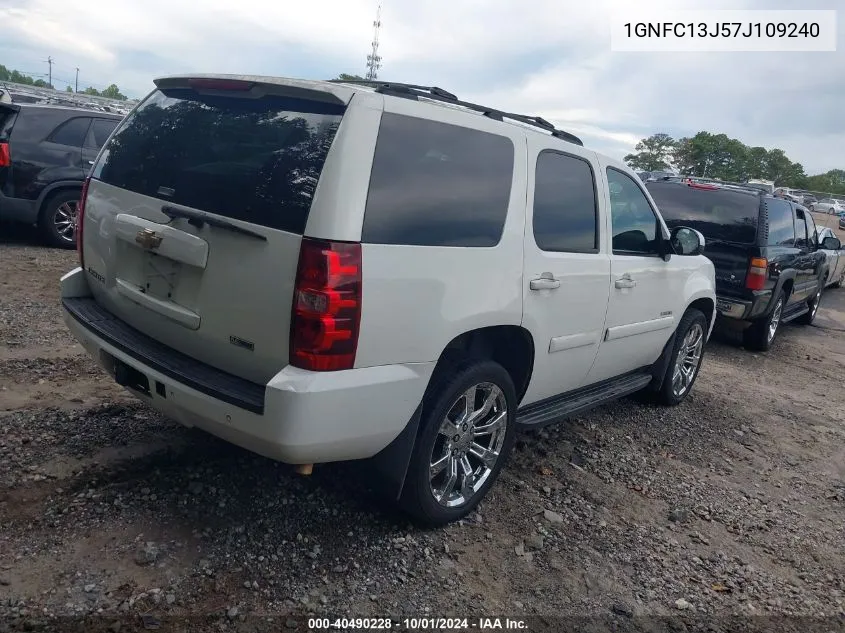 2007 Chevrolet Tahoe Lt VIN: 1GNFC13J57J109240 Lot: 40490228