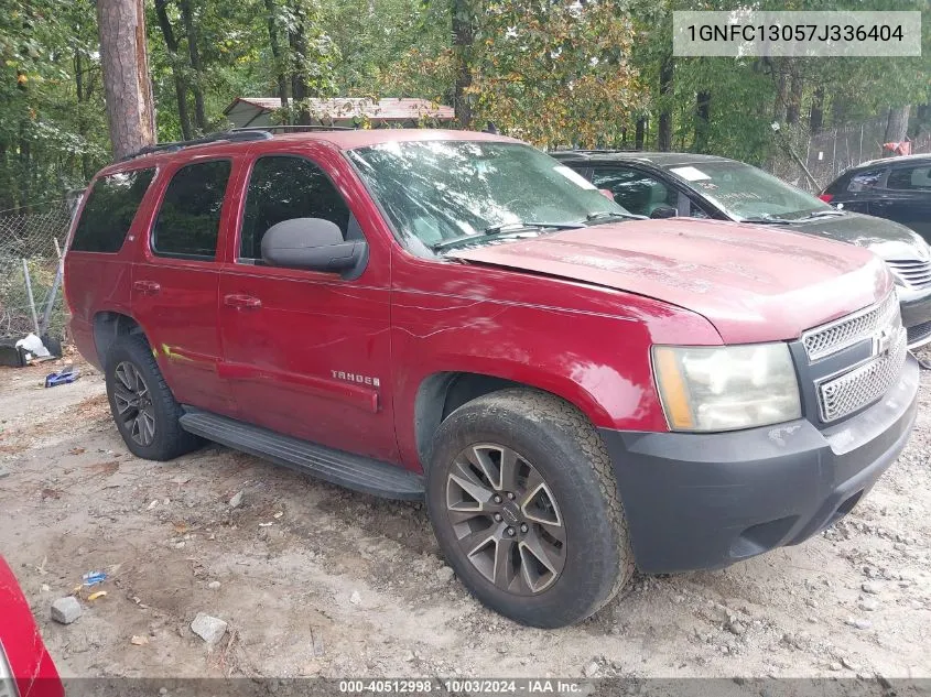 2007 Chevrolet Tahoe Lt VIN: 1GNFC13057J336404 Lot: 40512998