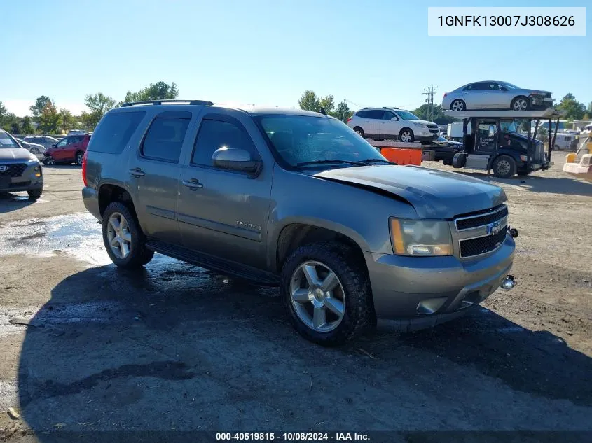 2007 Chevrolet Tahoe Lt VIN: 1GNFK13007J308626 Lot: 40519815