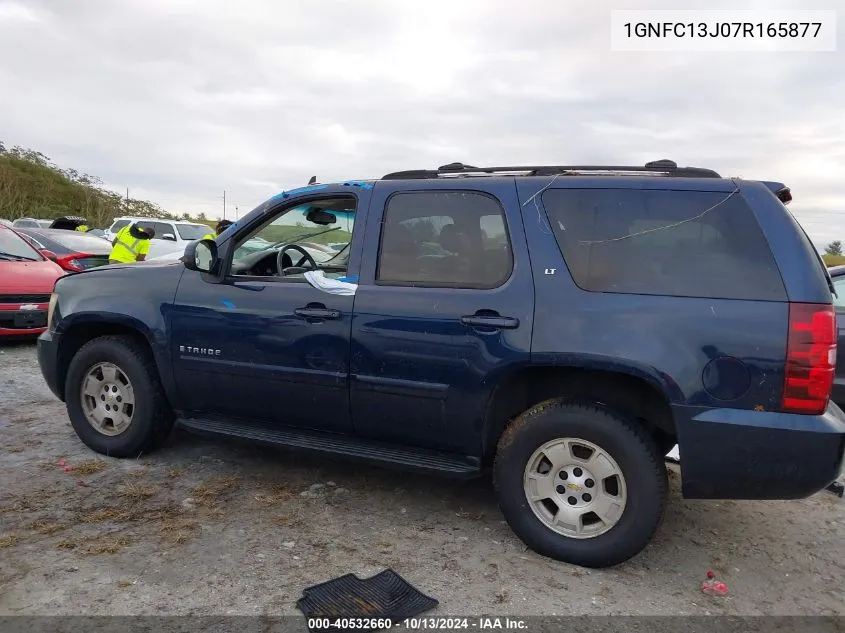 2007 Chevrolet Tahoe Lt VIN: 1GNFC13J07R165877 Lot: 40532660