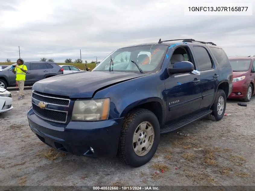 2007 Chevrolet Tahoe Lt VIN: 1GNFC13J07R165877 Lot: 40532660