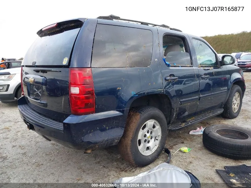 2007 Chevrolet Tahoe Lt VIN: 1GNFC13J07R165877 Lot: 40532660