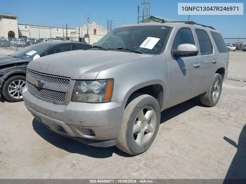 2007 Chevrolet Tahoe Ltz VIN: 1GNFC13047R246971 Lot: 40549871