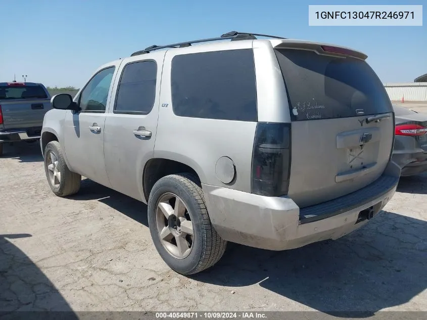 2007 Chevrolet Tahoe Ltz VIN: 1GNFC13047R246971 Lot: 40549871