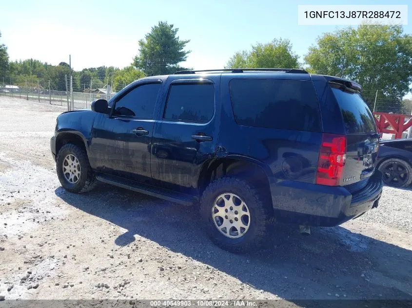 2007 Chevrolet Tahoe Lt VIN: 1GNFC13J87R288472 Lot: 40549903