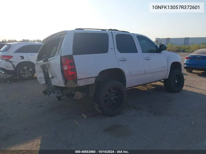 2007 Chevrolet Tahoe Lt VIN: 1GNFK13057R372601 Lot: 40553860