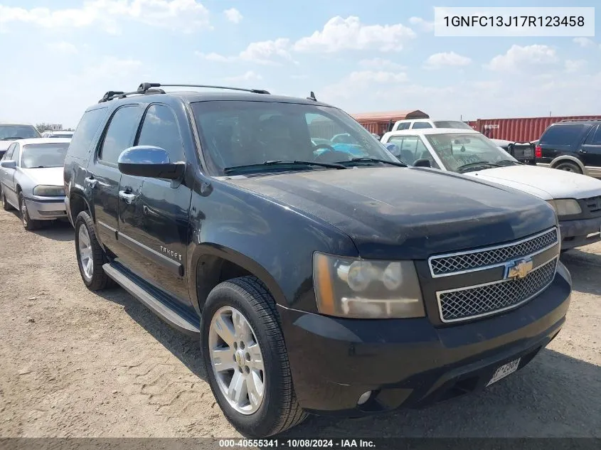 2007 Chevrolet Tahoe Lt VIN: 1GNFC13J17R123458 Lot: 40555341