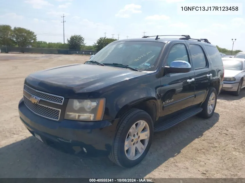 2007 Chevrolet Tahoe Lt VIN: 1GNFC13J17R123458 Lot: 40555341