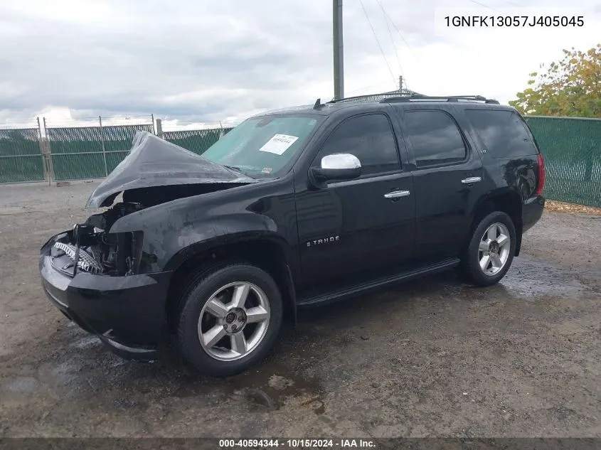 2007 Chevrolet Tahoe Ltz VIN: 1GNFK13057J405045 Lot: 40594344