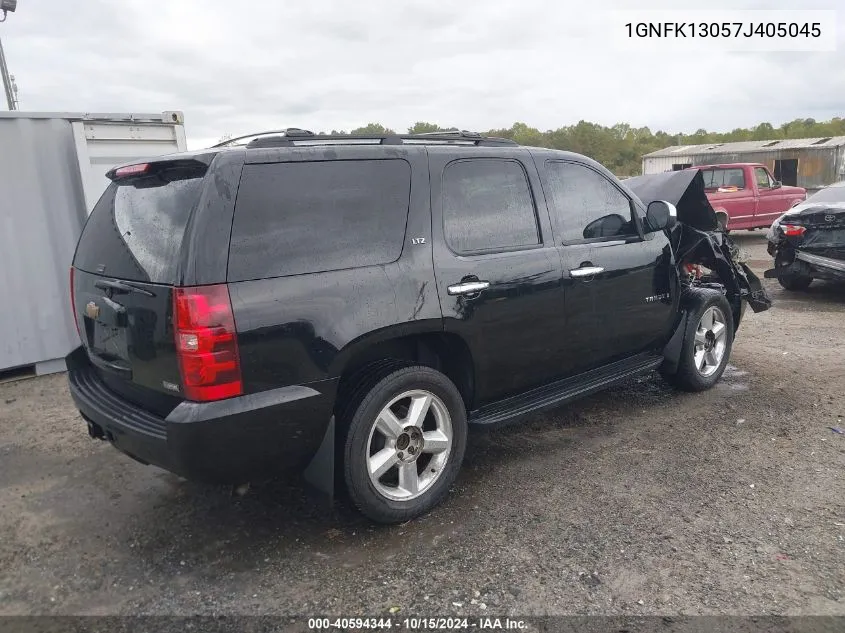 2007 Chevrolet Tahoe Ltz VIN: 1GNFK13057J405045 Lot: 40594344