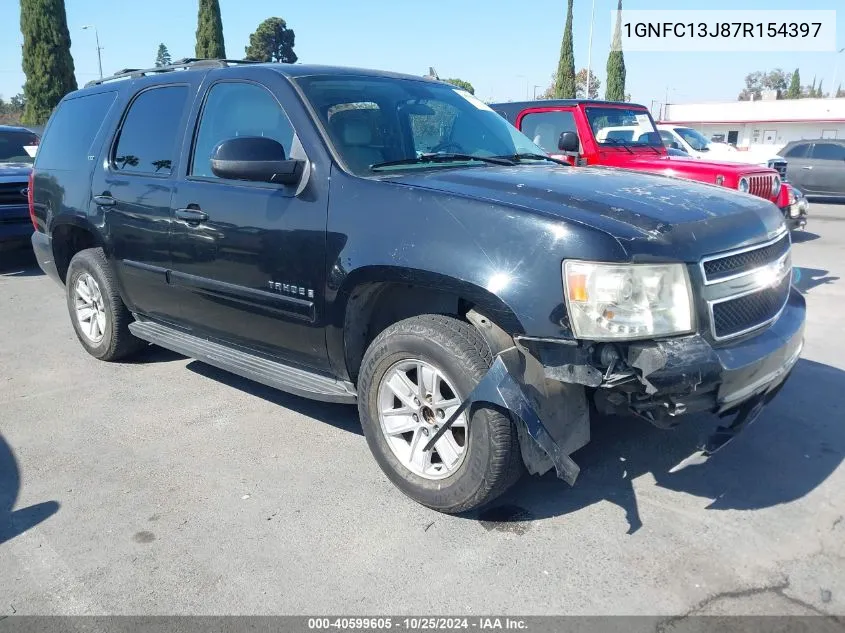 2007 Chevrolet Tahoe Ltz VIN: 1GNFC13J87R154397 Lot: 40599605