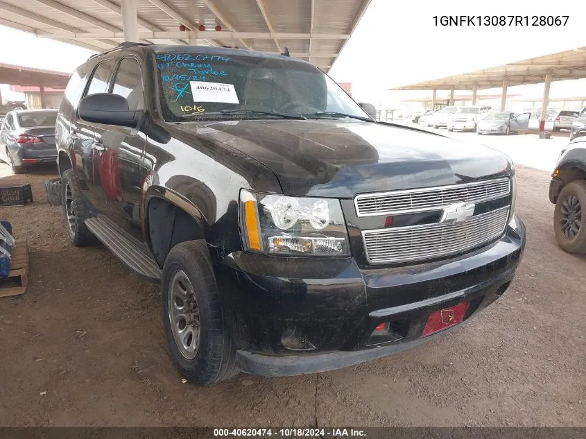 2007 Chevrolet Tahoe Ls VIN: 1GNFK13087R128067 Lot: 40620474