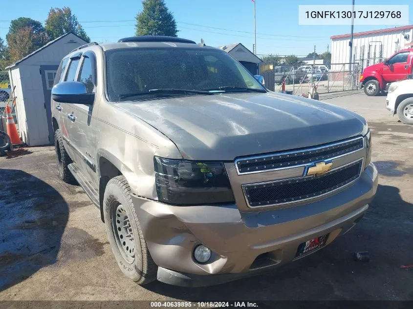 2007 Chevrolet Tahoe Lt VIN: 1GNFK13017J129768 Lot: 40639895