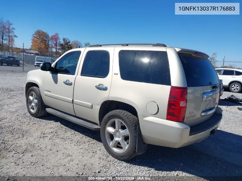 2007 Chevrolet Tahoe Ltz VIN: 1GNFK13037R176883 Lot: 40645798