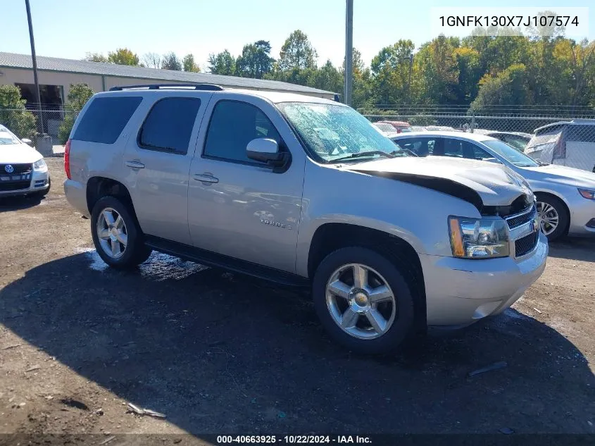 2007 Chevrolet Tahoe Lt VIN: 1GNFK130X7J107574 Lot: 40663925