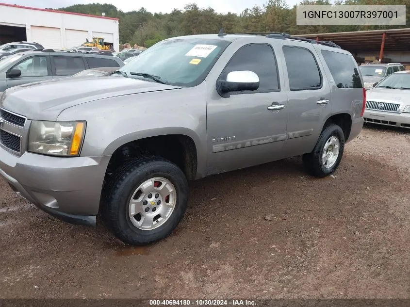 2007 Chevrolet Tahoe Ltz VIN: 1GNFC13007R397001 Lot: 40694180