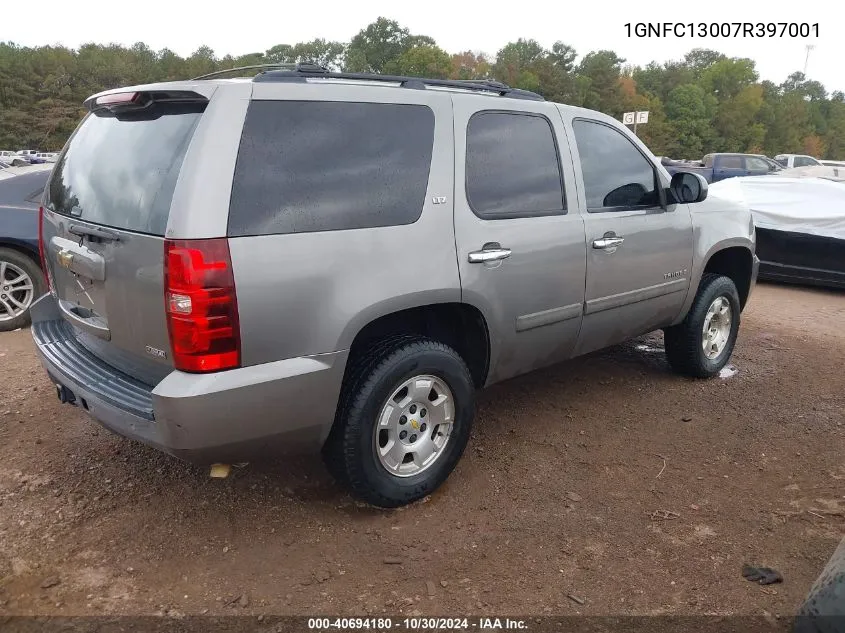 2007 Chevrolet Tahoe Ltz VIN: 1GNFC13007R397001 Lot: 40694180