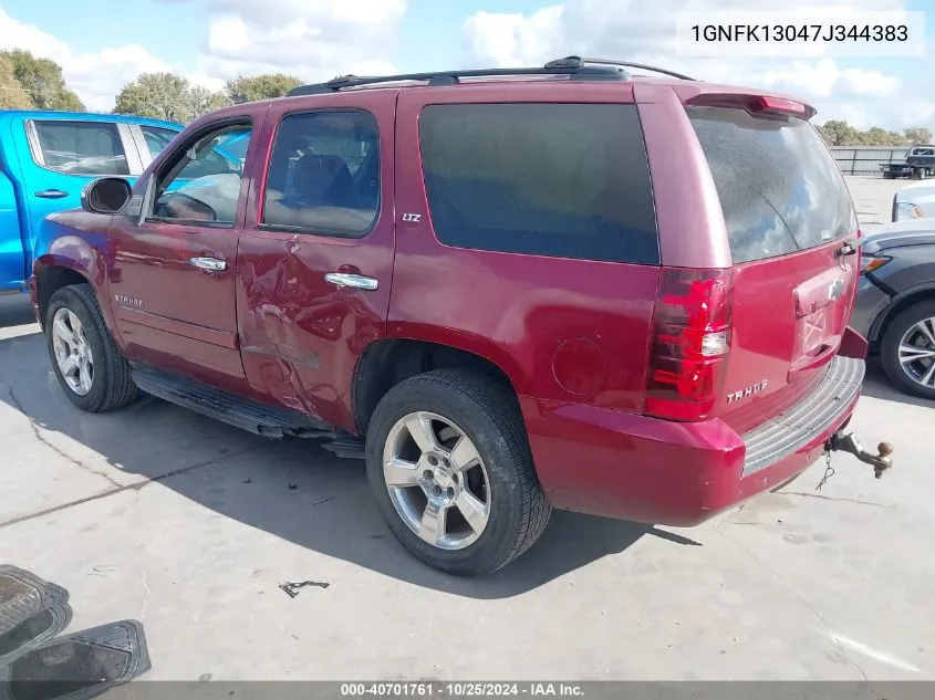 1GNFK13047J344383 2007 Chevrolet Tahoe Ltz