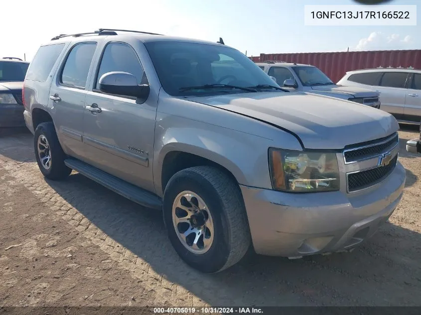 2007 Chevrolet Tahoe Lt VIN: 1GNFC13J17R166522 Lot: 40705019