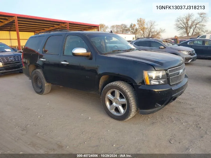 2007 Chevrolet Tahoe Ltz VIN: 1GNFK13037J318213 Lot: 40724006