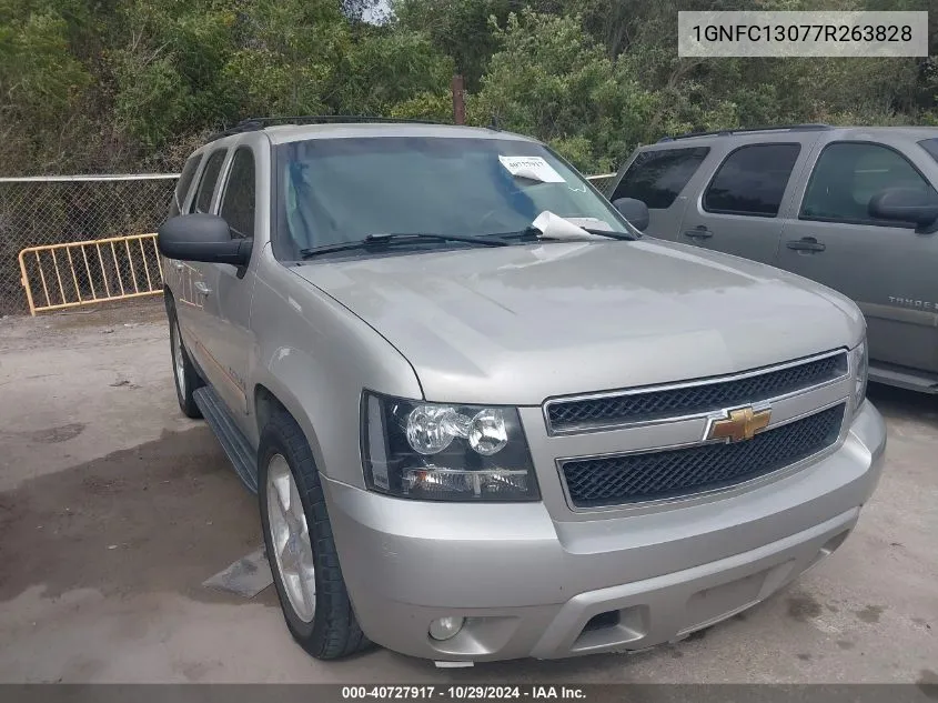 2007 Chevrolet Tahoe Lt VIN: 1GNFC13077R263828 Lot: 40727917