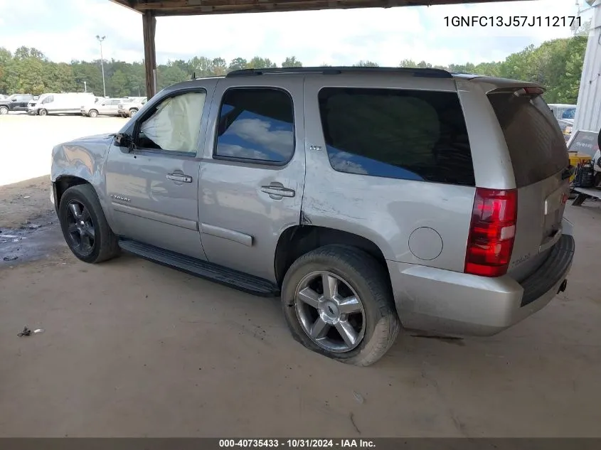 2007 Chevrolet Tahoe Ltz VIN: 1GNFC13J57J112171 Lot: 40735433