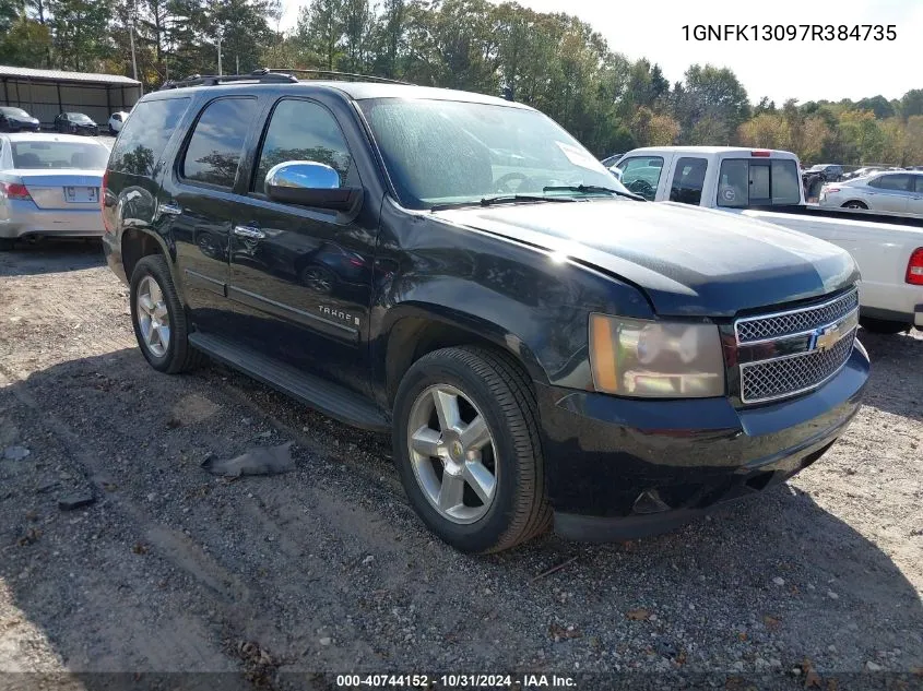 2007 Chevrolet Tahoe Ltz VIN: 1GNFK13097R384735 Lot: 40744152