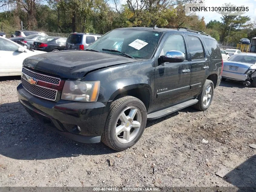 2007 Chevrolet Tahoe Ltz VIN: 1GNFK13097R384735 Lot: 40744152