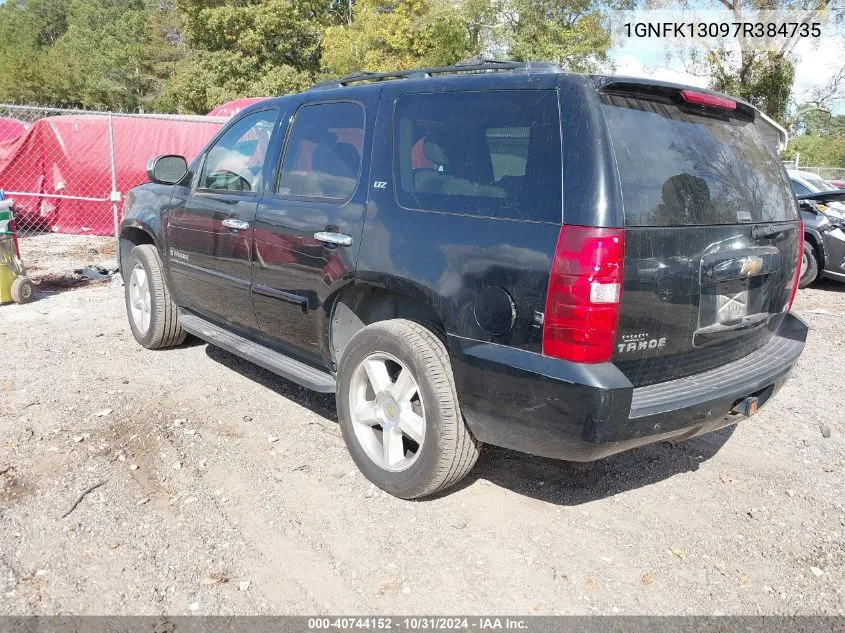 2007 Chevrolet Tahoe Ltz VIN: 1GNFK13097R384735 Lot: 40744152