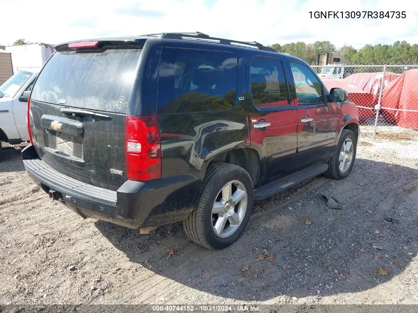 2007 Chevrolet Tahoe Ltz VIN: 1GNFK13097R384735 Lot: 40744152