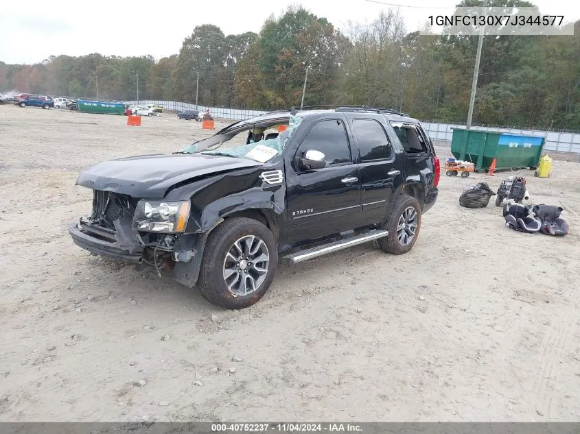 2007 Chevrolet Tahoe Ltz VIN: 1GNFC130X7J344577 Lot: 40752237