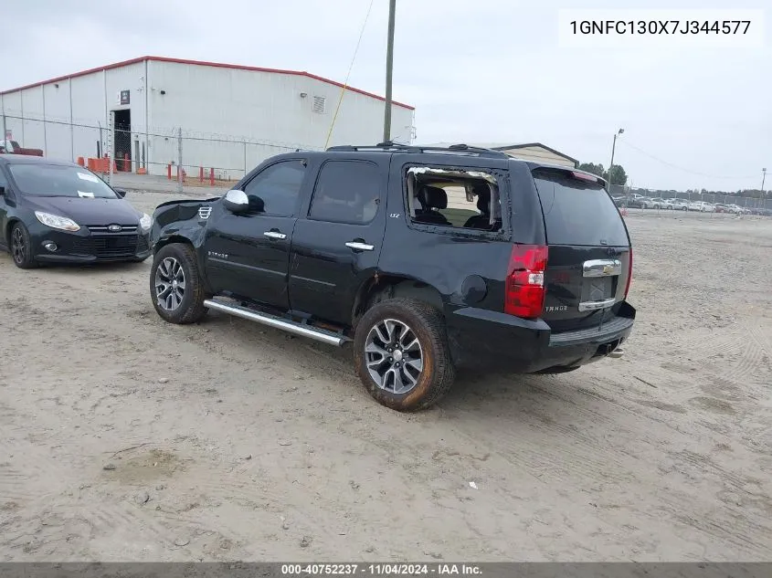 2007 Chevrolet Tahoe Ltz VIN: 1GNFC130X7J344577 Lot: 40752237