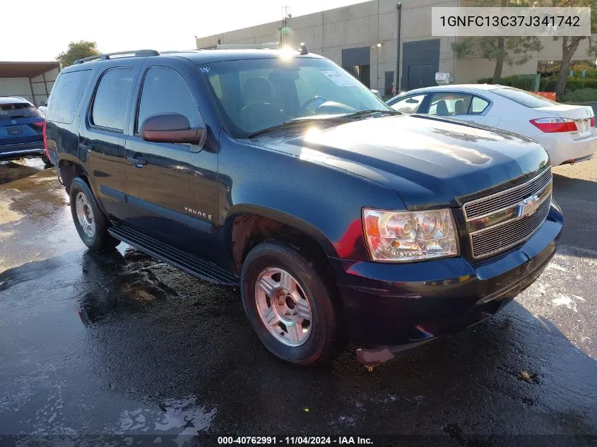 2007 Chevrolet Tahoe Ls VIN: 1GNFC13C37J341742 Lot: 40762991