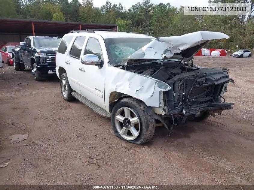 2007 Chevrolet Tahoe Lt VIN: 1GNFC13J77J123883 Lot: 40763150