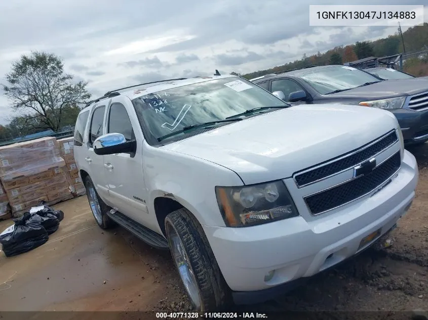 2007 Chevrolet Tahoe Ltz VIN: 1GNFK13047J134883 Lot: 40771328