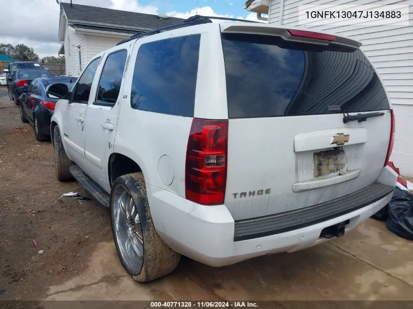 2007 Chevrolet Tahoe Ltz VIN: 1GNFK13047J134883 Lot: 40771328