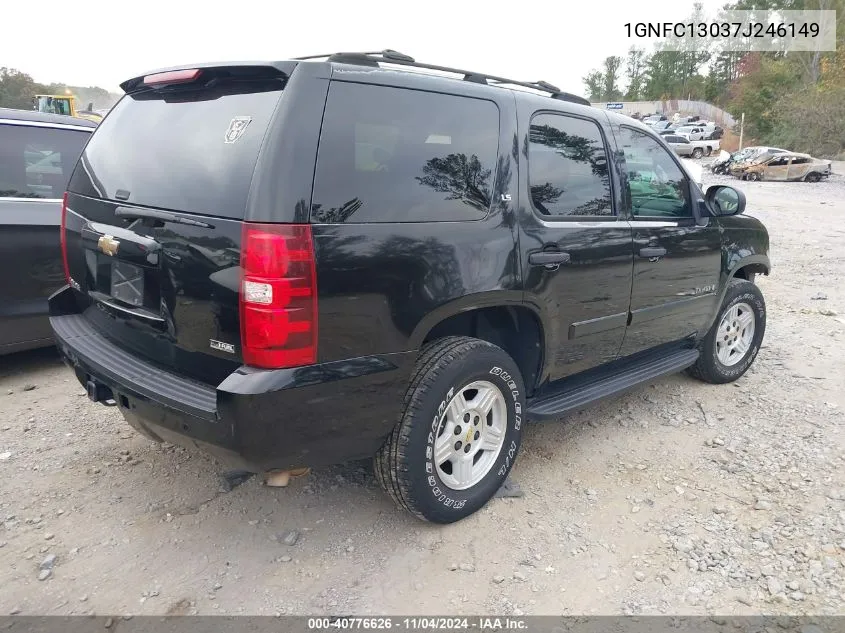 2007 Chevrolet Tahoe Ls VIN: 1GNFC13037J246149 Lot: 40776626