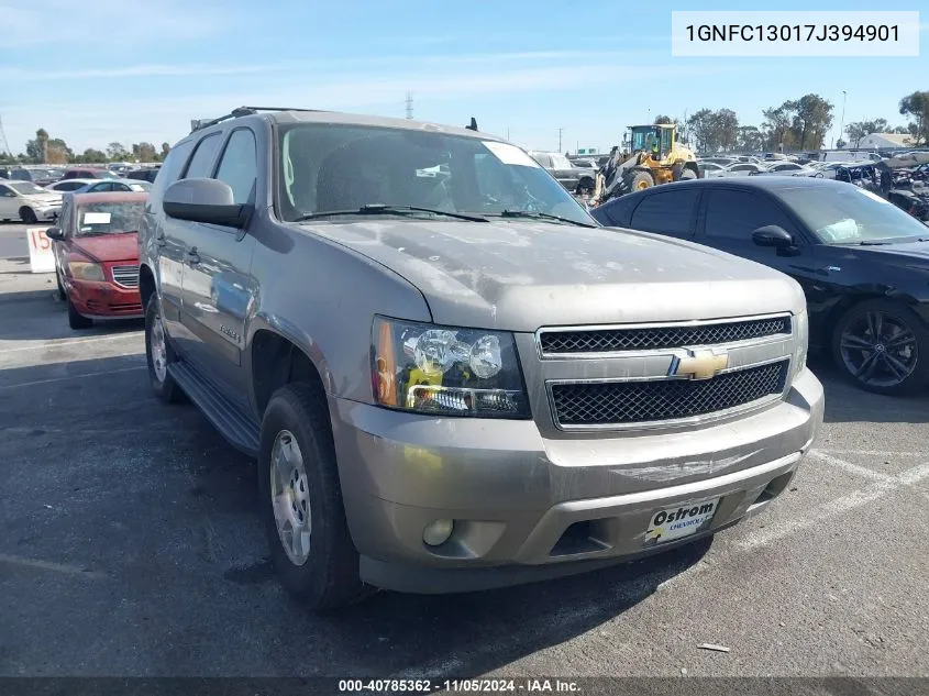 2007 Chevrolet Tahoe Lt VIN: 1GNFC13017J394901 Lot: 40785362