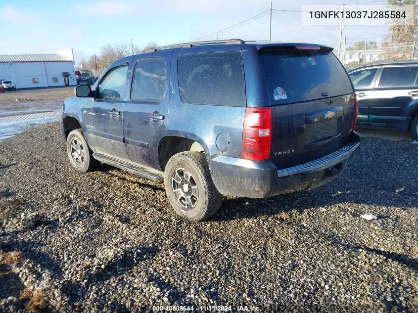 2007 Chevrolet Tahoe Lt VIN: 1GNFK13037J285584 Lot: 40809644