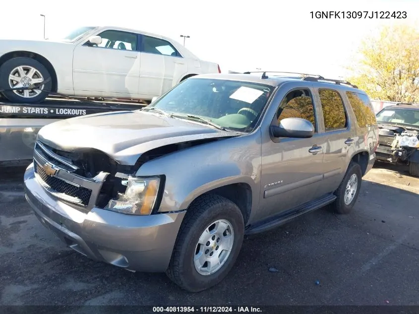 2007 Chevrolet Tahoe Lt VIN: 1GNFK13097J122423 Lot: 40813954