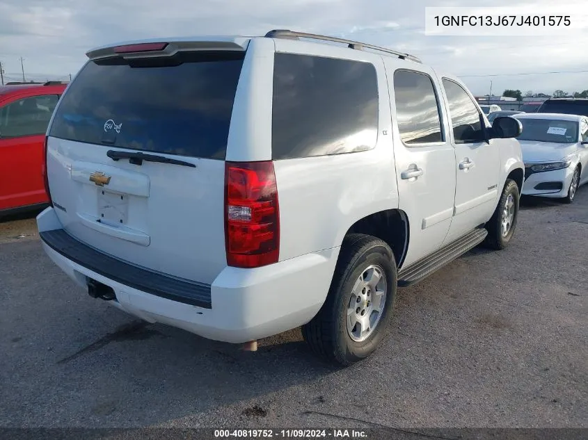 2007 Chevrolet Tahoe Lt VIN: 1GNFC13J67J401575 Lot: 40819752