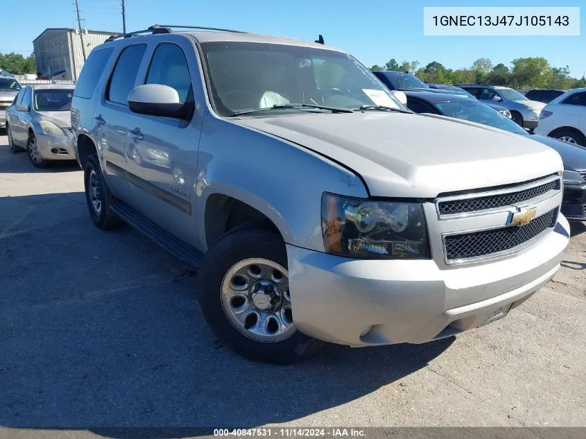 1GNEC13J47J105143 2007 Chevrolet Tahoe Lt