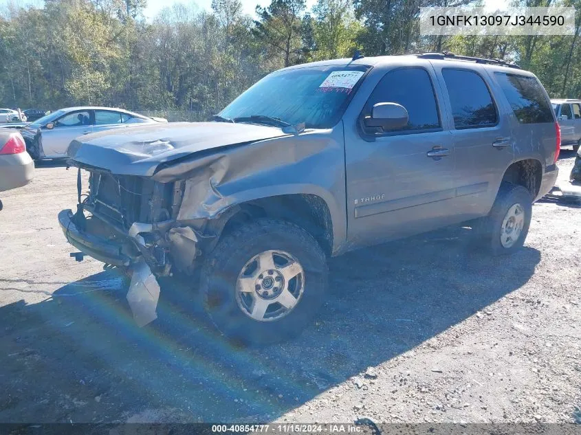 2007 Chevrolet Tahoe Lt VIN: 1GNFK13097J344590 Lot: 40854777