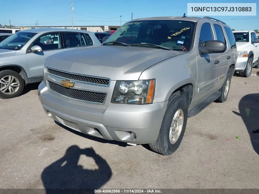 2007 Chevrolet Tahoe Ls VIN: 1GNFC13C97J310883 Lot: 40862956